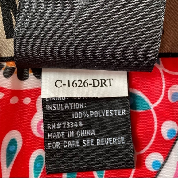 MARKER Colorful Floral Stretchy Full Zip Outdoor Winter Ski Snow Jacket Size 12 - Picture 11 of 14